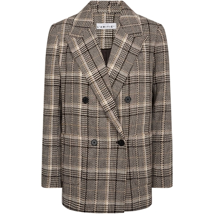 Haute L'amitié Blanket Check Blazer