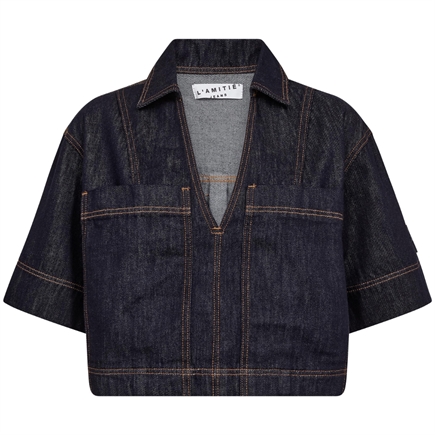 Haute L'amitié Drew Denim Top