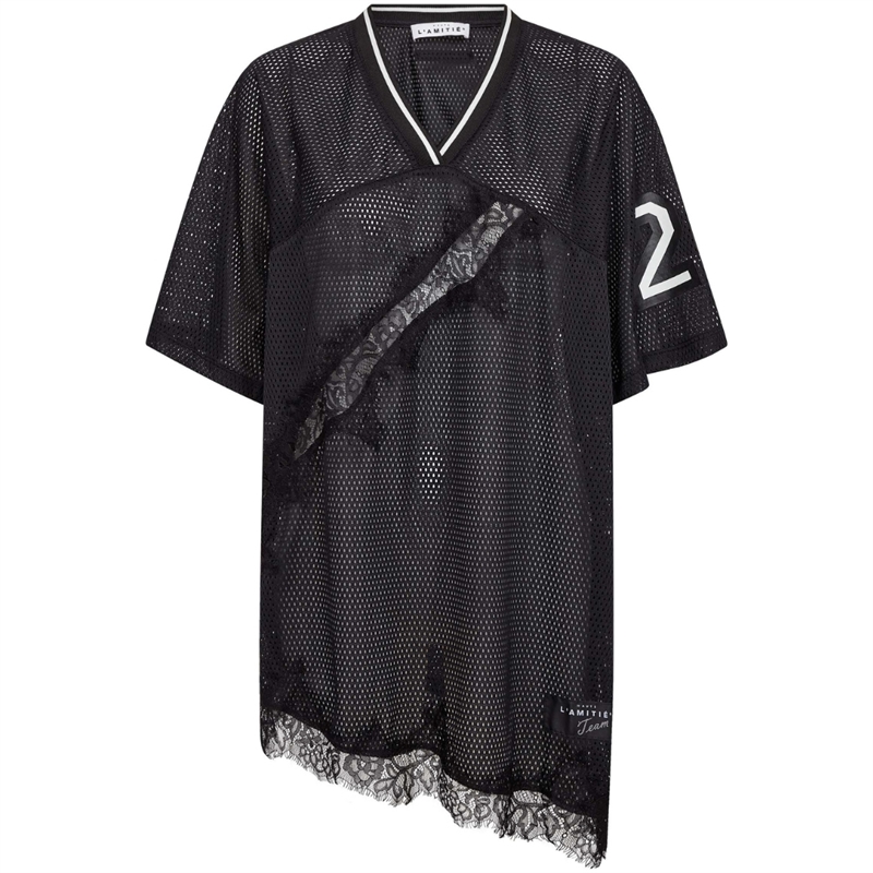 Haute L\'amitié Drift Asym Lace T-shirt