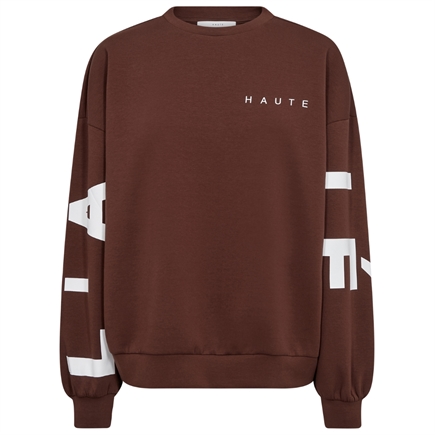 Haute L'amitié Maxi Split Logo Sweatshirt
