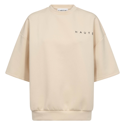 Haute L'amitie Maxi Split SS Logo Sweatshirt