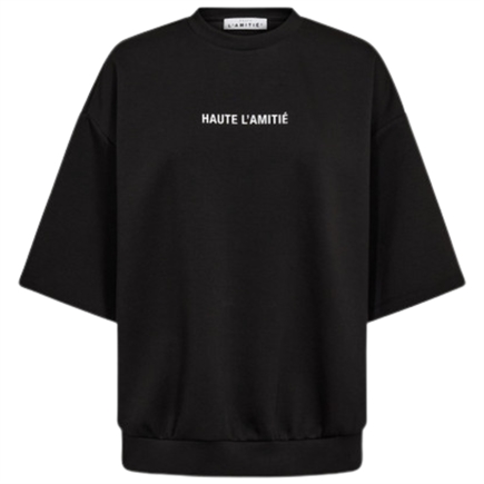 Haute L´amitié Black Print Studio SS Sweat 
