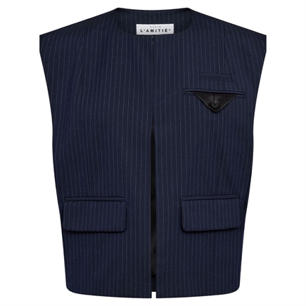 Haute L´amitié Navy Pin Box Vest