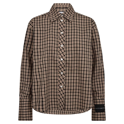 Haute L´amitié Maxi Logo Check Skjorte