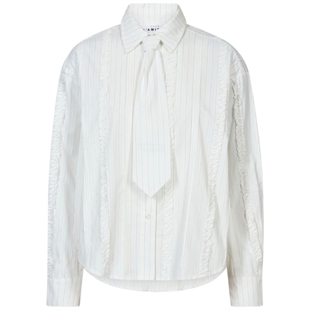 Haute L´amitié Inez Pin Frill Tie Skjorte 