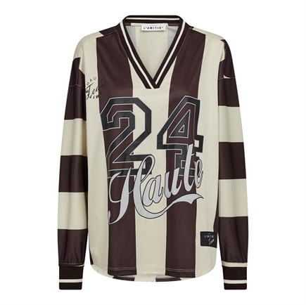 Haute L'amitié Haute 24 Stripe T-shirt