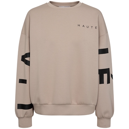 Haute L'amitié Maxi Split Logo Sweatshirt