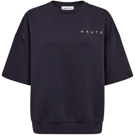 Haute L'amitié Maxi Split SS Logo Sweatshirt