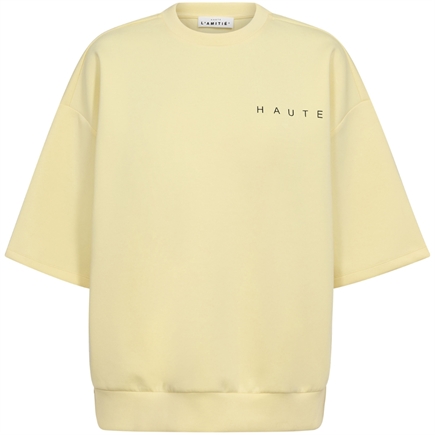 Haute L'amitié Maxi Split SS Logo Sweatshirt