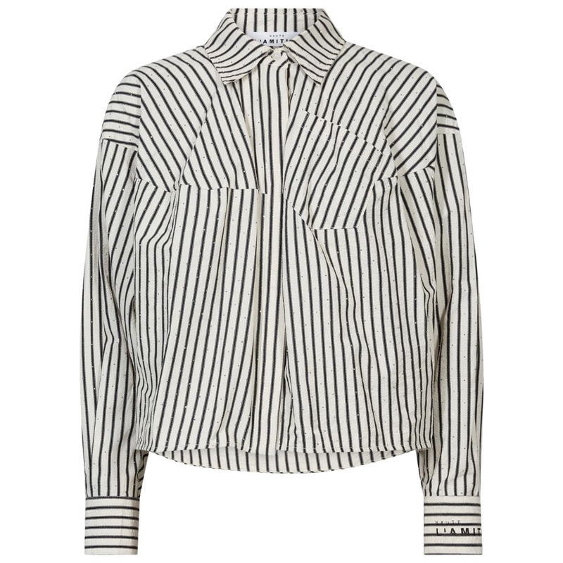 Haute L´amitié Sophie Mono Stripe Ston Skjorte 
