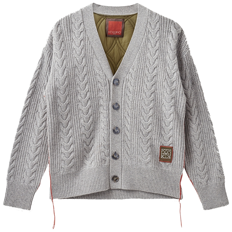 HEYANNO Rich Quilt Cardigan