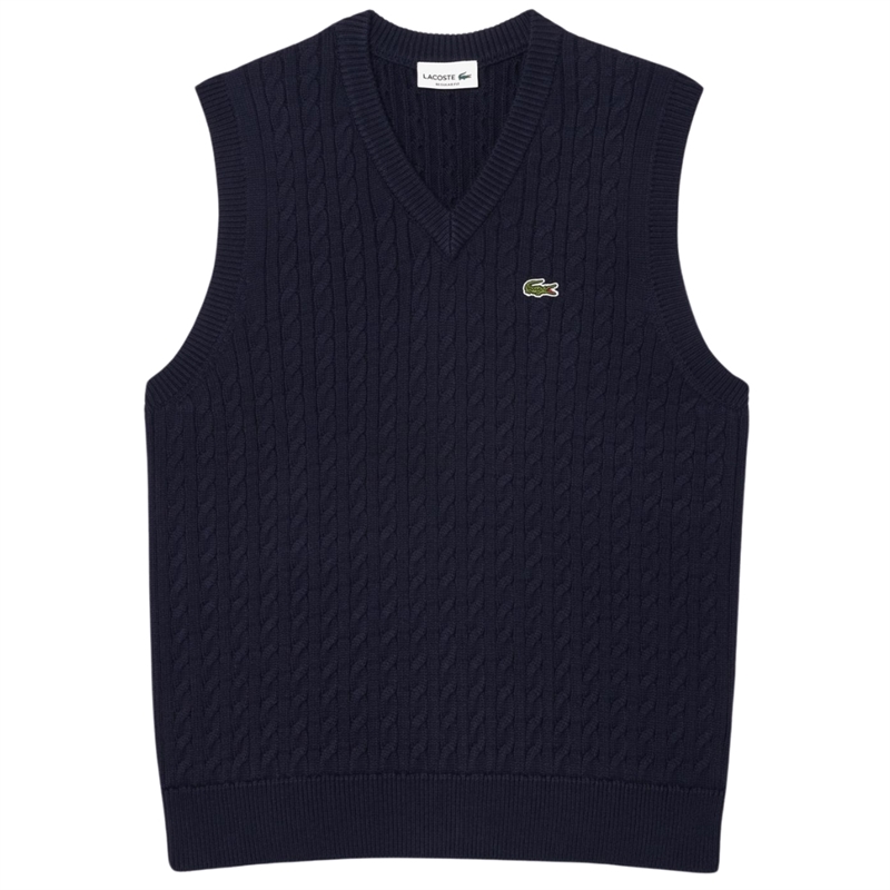 Lacoste Cable Knit Sweater Vest