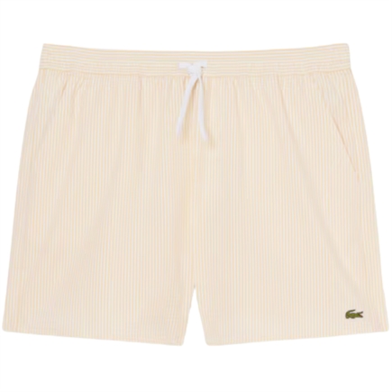 Lacoste Mid Lenght Striped Textured Badeshorts