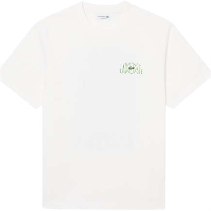 Lacoste Printed Cotton T-shirt