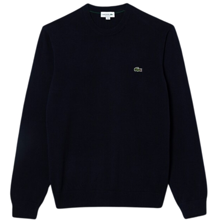 Lacoste Cotton Blend Jersey Crew Neck Sweater