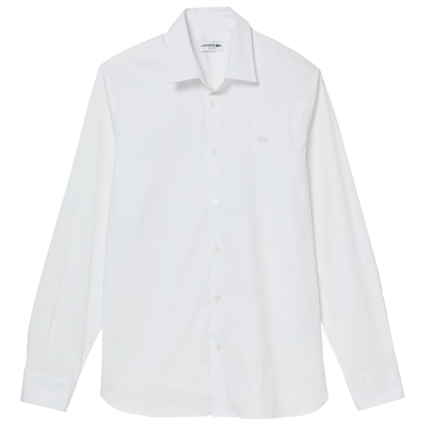 Lacoste Slim Fit French Collar Cotton Poplin Shirt
