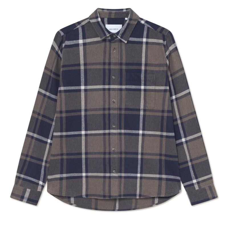 Les Deux Jeremy Check Flannel Skjorte 