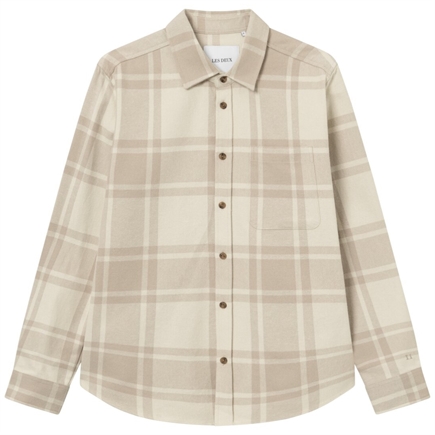 Les Deux Jeremy Flannel Skjorte