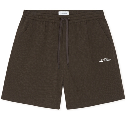 Les Deux Stan Seersucker Badeshorts