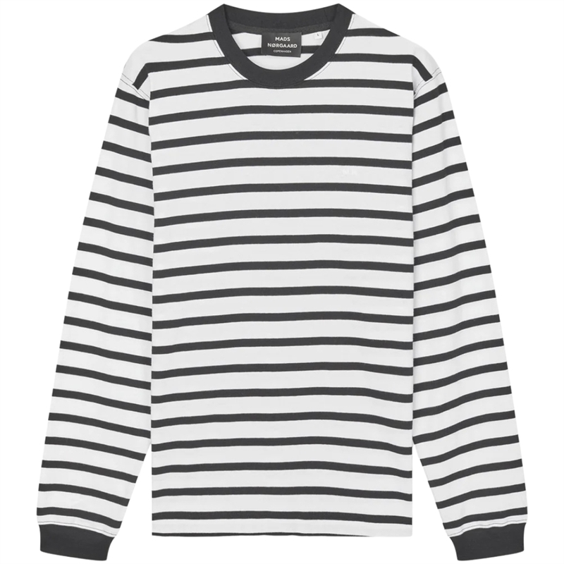 Mads Nørgaard Cotton Jersey Stripe Frode LS T-shirt