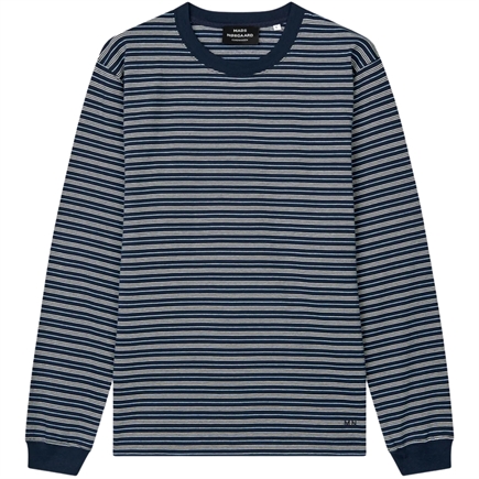 Mads Nørgaard Cotton Jersey Stripe Frode LS T-shirt