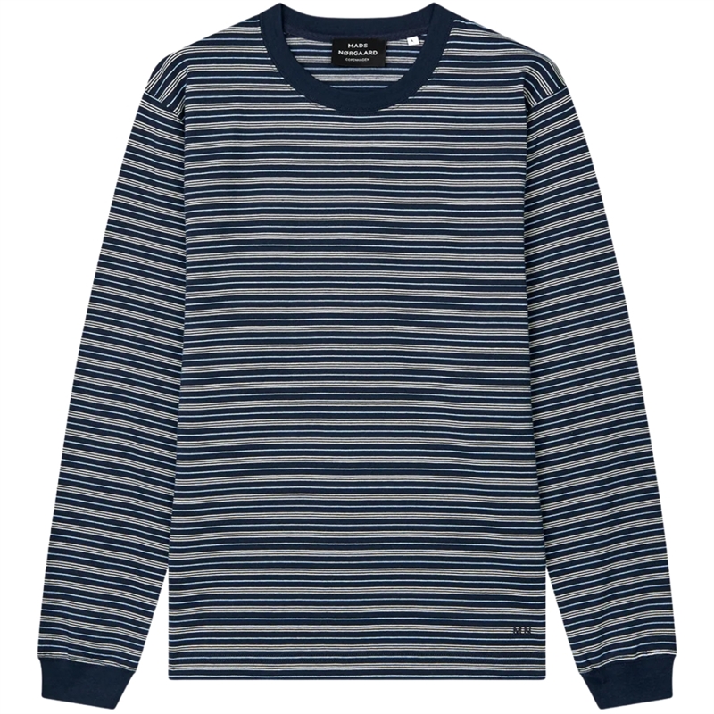 Mads Nørgaard Cotton Jersey Stripe Frode LS T-shirt