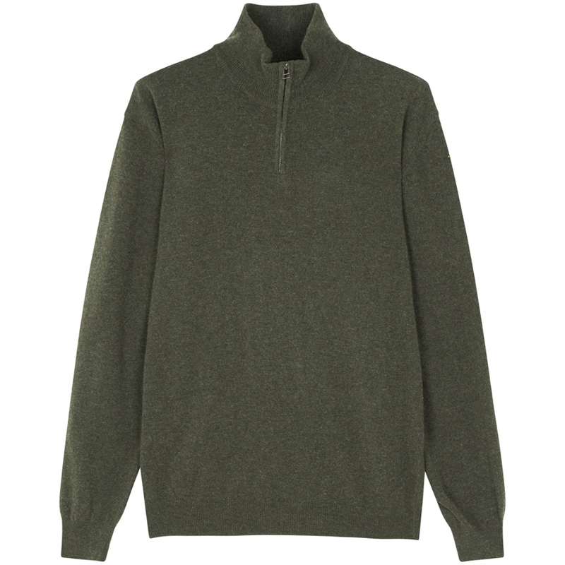 Mads Nørgaard Eco Halfdan Wool Half Zip Striktrøje