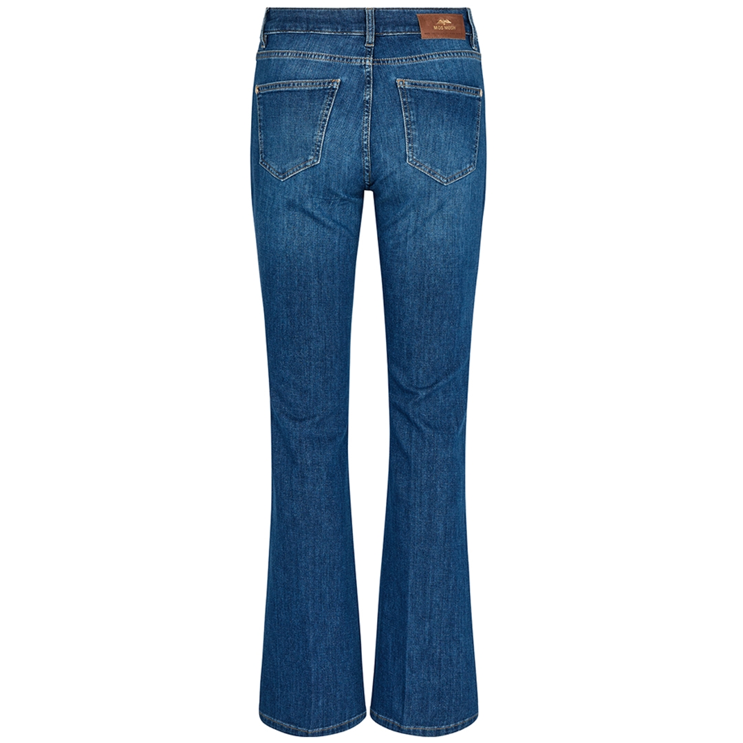 lindre Uundgåelig lyse Mos Mosh Alli Ease Flare Jeans - Blue | Coast