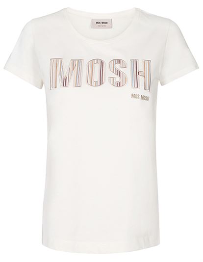 Mos Mosh Arden Logo Embroidery T-shirt