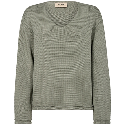 Mos Mosh Bine LS V-neck Strik