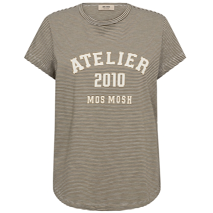 Mos Mosh Camp O-SS Stripe T-shirt