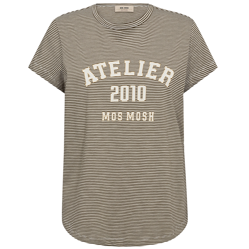 Mos Mosh Camp O-SS Stripe T-shirt