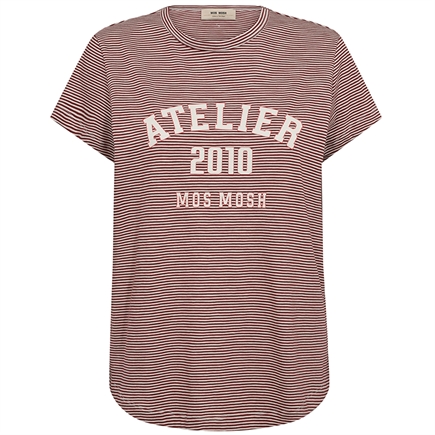 Mos Mosh Camp O-SS Stripe T-shirt