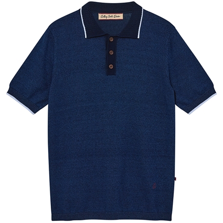 Mos Mosh Gallery Francesco Denim SS Polo T-shirt