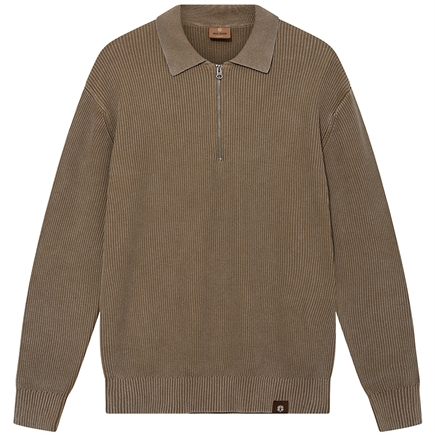 Mos Mosh Gallery Royce Zip Polo Strik