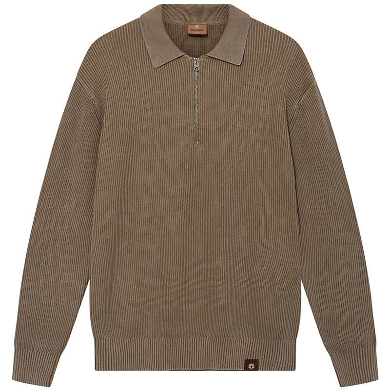 Mos Mosh Gallery Royce Zip Polo Strik