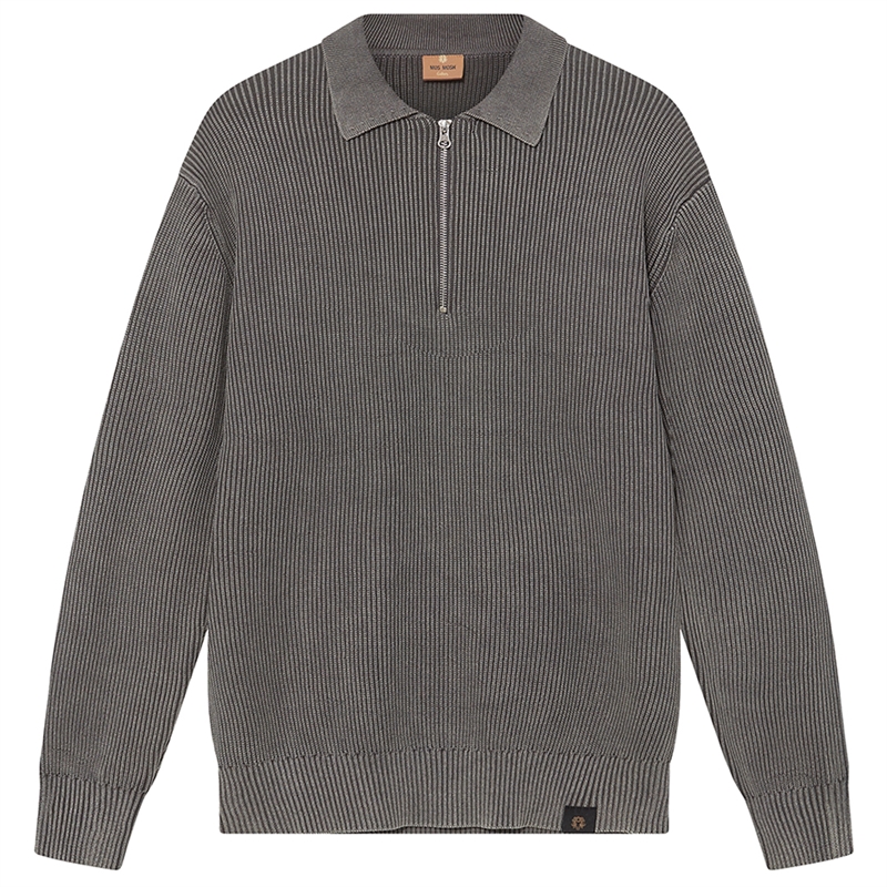 Mos Mosh Gallery Royce Zip Polo Strik
