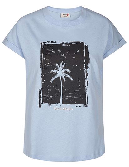 Mos Mosh Hazel T-shirt - Chambray Blue | Coaststore