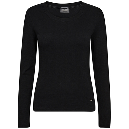 Mos Mosh Nicole O-LS Rib T-shirt