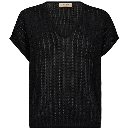 Mos Mosh Shani Plain V-neck Knit T-shirt