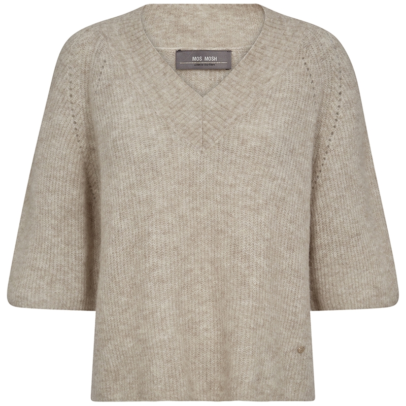 Mos Mosh Taci 3/4 V-neck Strik