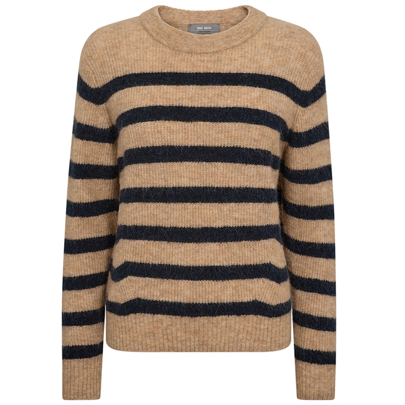 Mos Mosh Thora Stripe Crewneck Strik