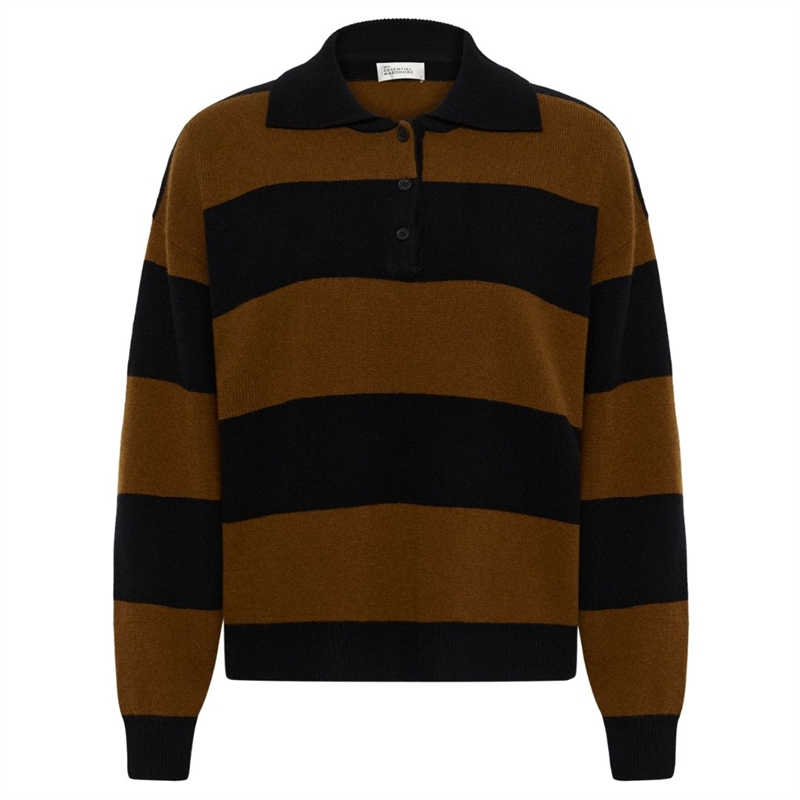 My Essential Wardrobe Jola MW Knit Polo Pullover Strik 