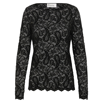 My Essential Wardrobe MWSalvi LS Lace Bluse 