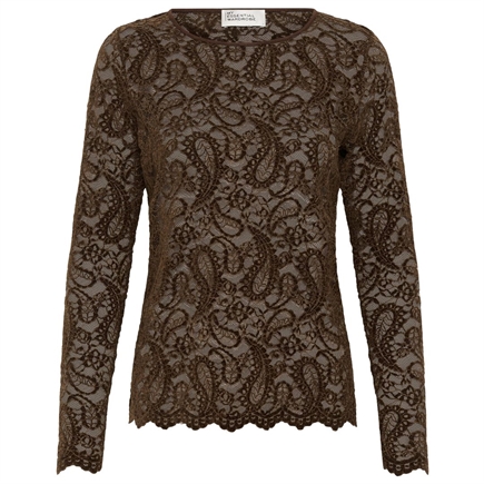 My Essential Wardrobe Salvi MW LS Lace Bluse 