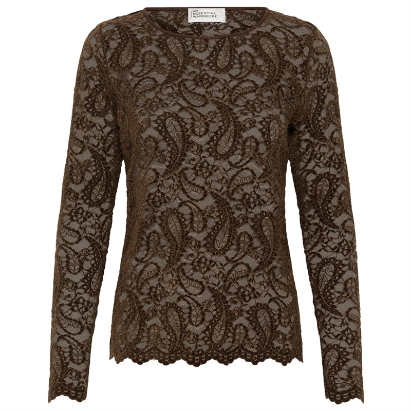 My Essential Wardrobe Salvi MW LS Lace Bluse 