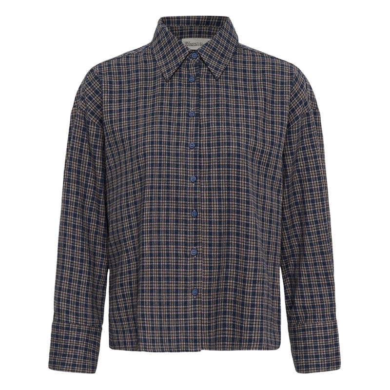 My Essential Wardrobe MWLennie Boxy Check Skjorte 