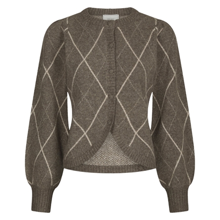 Neo Noir Koteas Check Knit Cardigan 