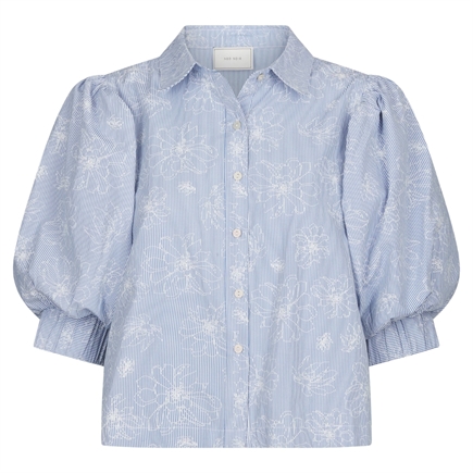 Neo Noir Etta Flower Stripe Skjorte 