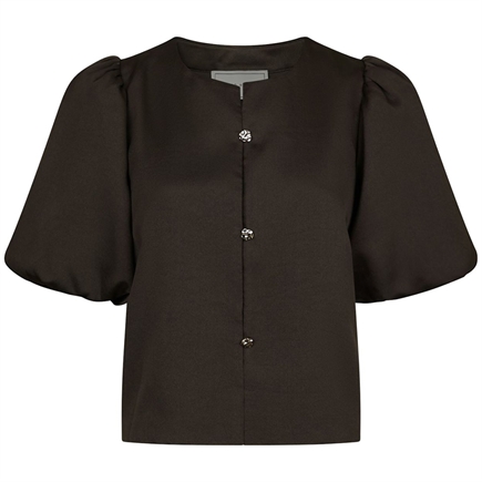 Neo Noir Aisa Dull Satin Bluse